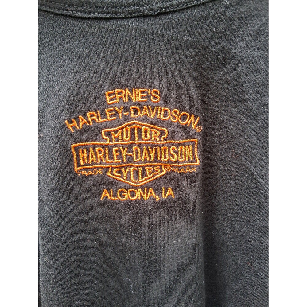105 Harley Davidson Long Sleeve Tank Top Medium Women's Algona IA - Picture 9 of 9